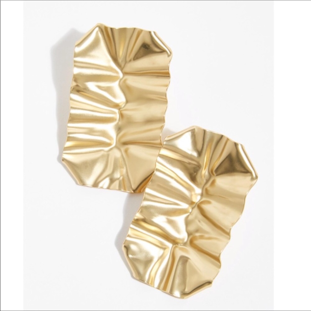 Free People Gold Foil earrings - Picture 3 of 5